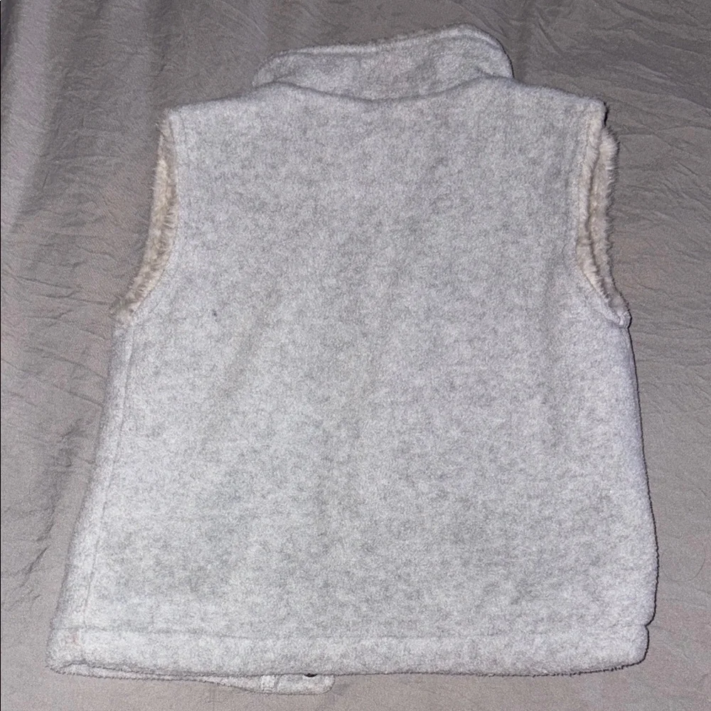 Soft, fleece Kids Gray Vest